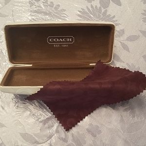 Coach eye glasses case